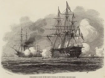 Bombardment of Salee on the Coast of Morocco, by the French